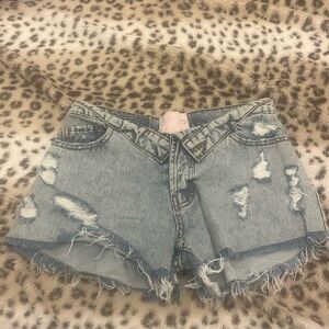 Perfect condition Revice folded jean shorts!